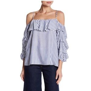 Cold Shoulder Elodie Top with Straps
